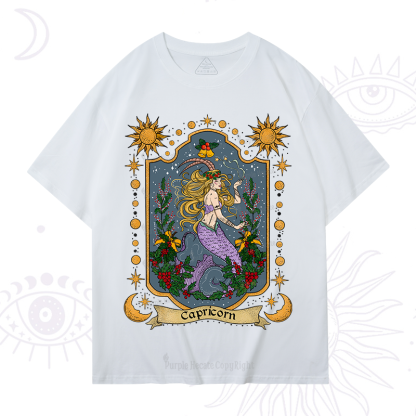 Purplehecate Christmas Capricorn Zodiac T-Shirt