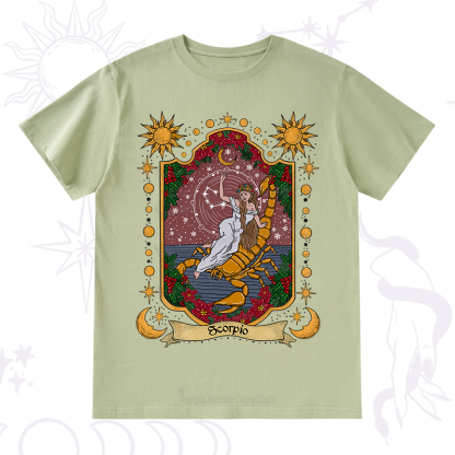 Purplehecate Christmas Scorpio Zodiac T-Shirt