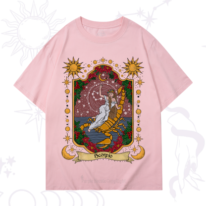 Purplehecate Christmas Scorpio Zodiac T-Shirt