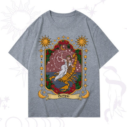 Purplehecate Christmas Scorpio Zodiac T-Shirt