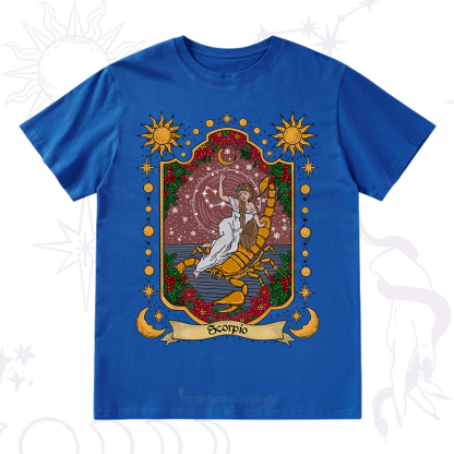 Purplehecate Christmas Scorpio Zodiac T-Shirt