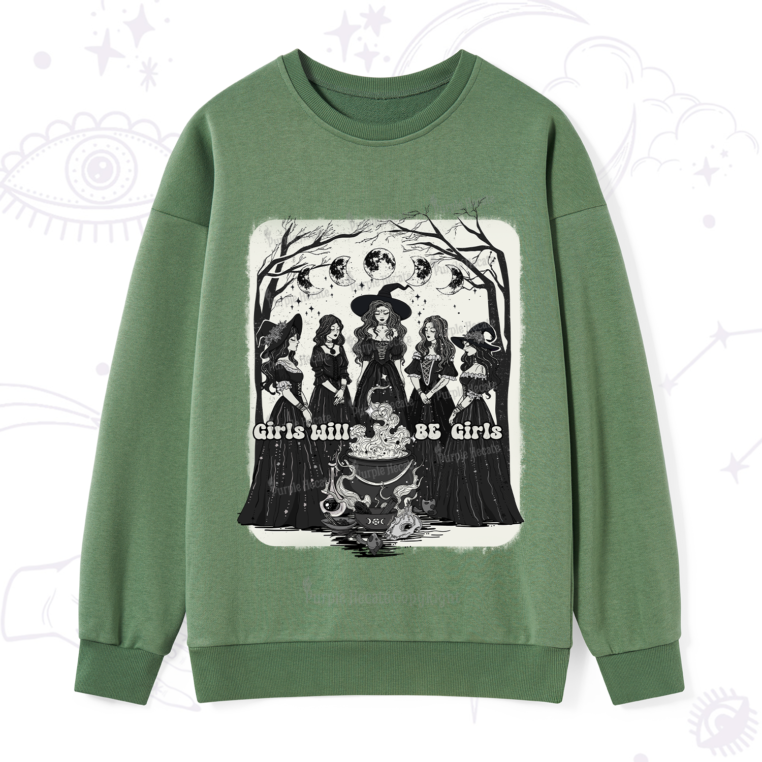 Purplehecate Girls Will Be Girls Sweatshirt