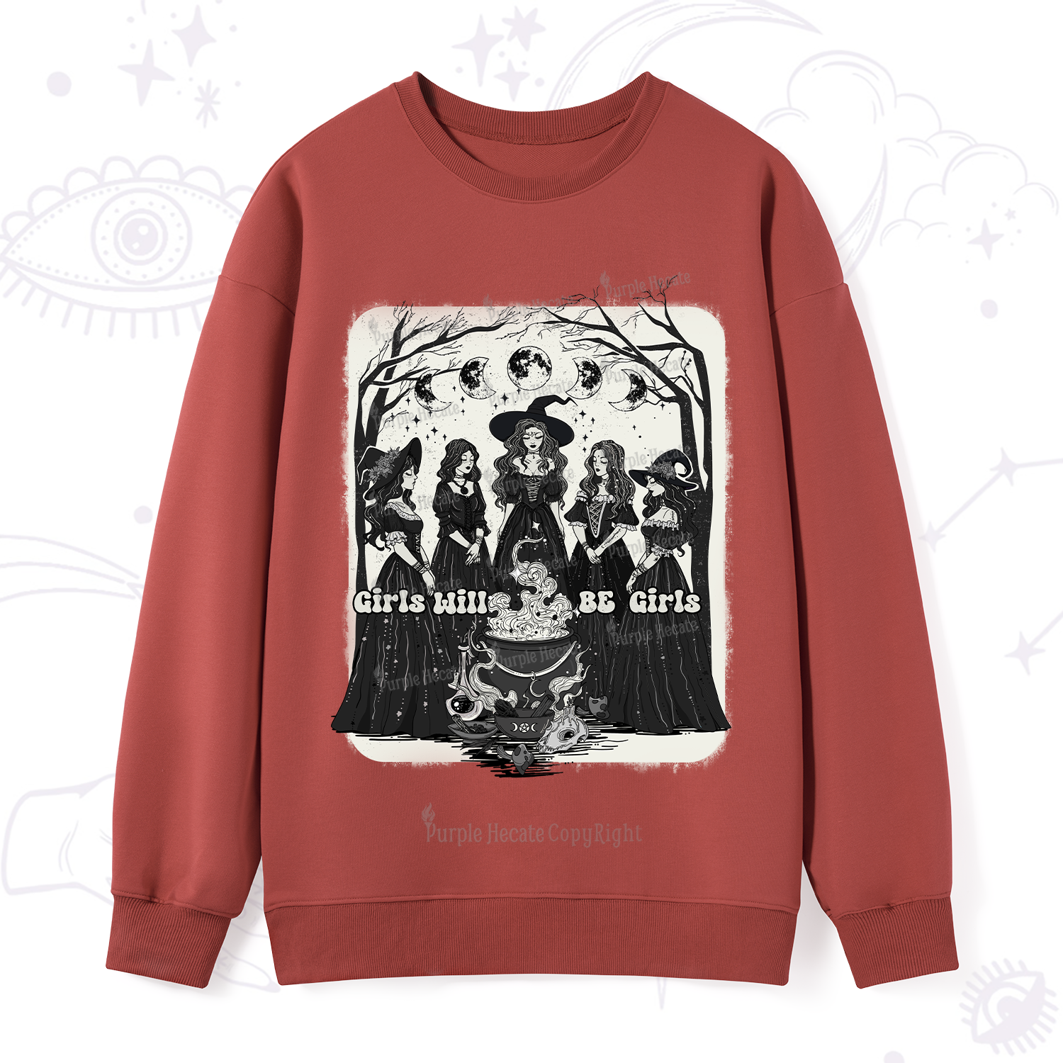Purplehecate Girls Will Be Girls Sweatshirt