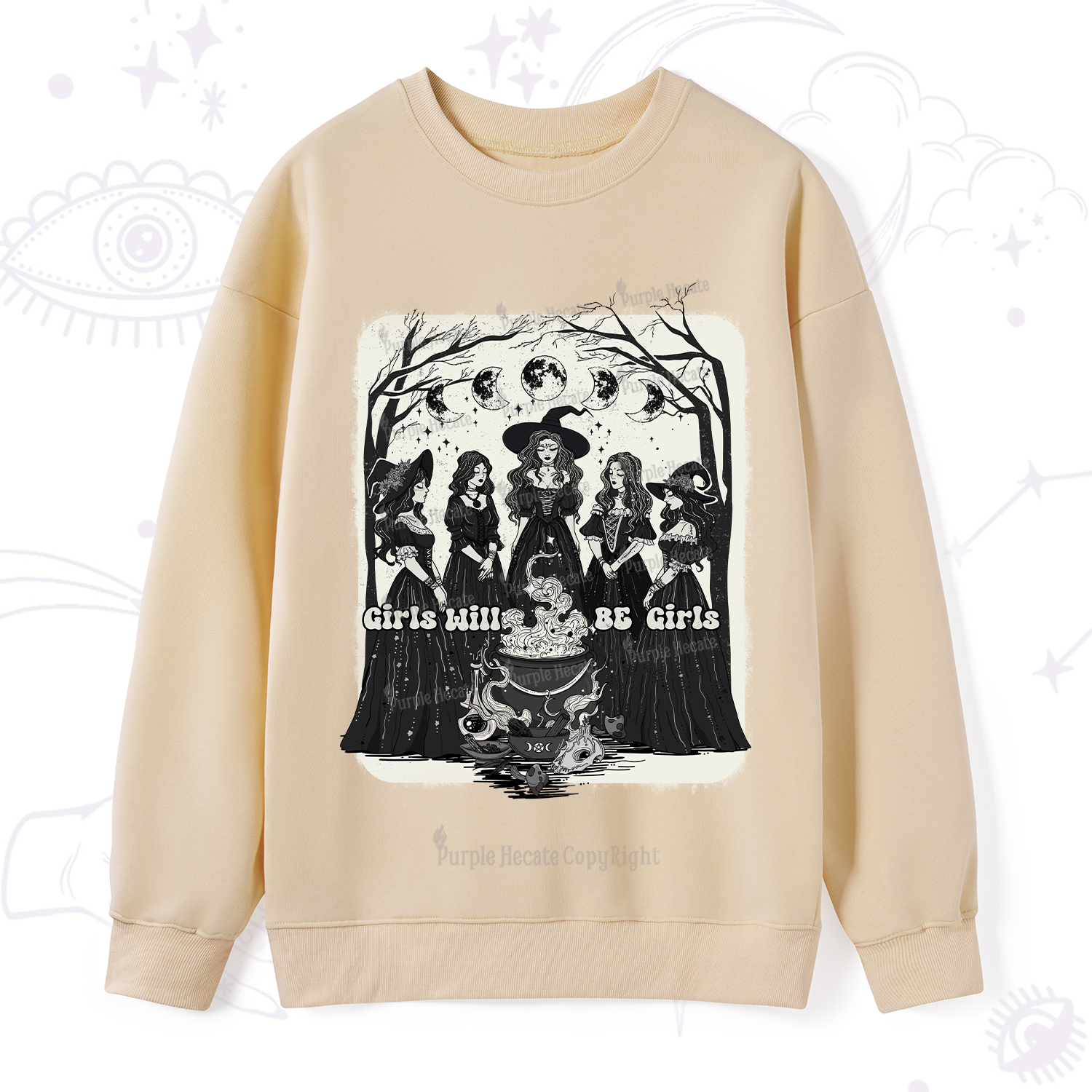 Purplehecate Girls Will Be Girls Sweatshirt