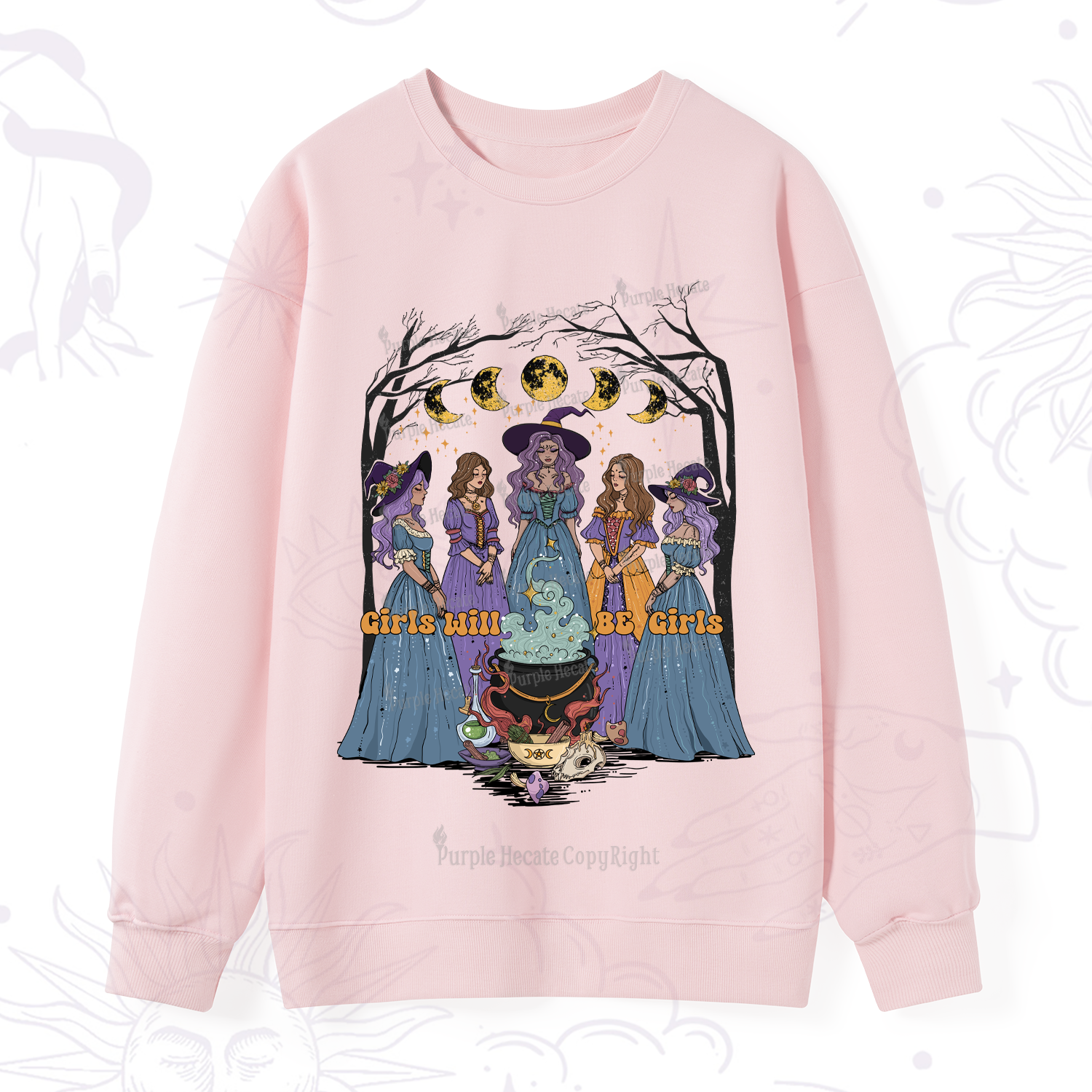 Purplehecate Girls Will Be Girls Sweatshirt