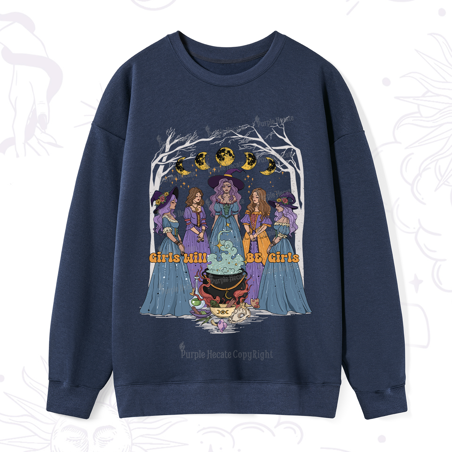 Purplehecate Girls Will Be Girls Sweatshirt