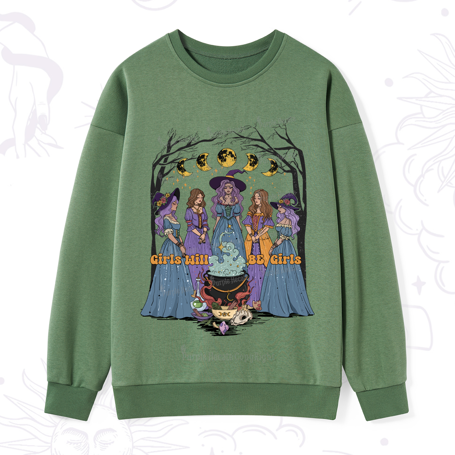 Purplehecate Girls Will Be Girls Sweatshirt