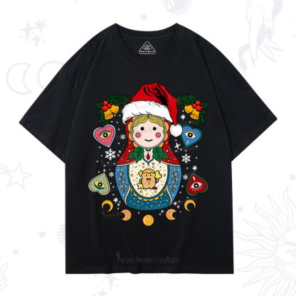 Purplehecate Christmas Nesting Doll T-Shirt