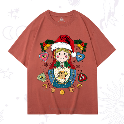 Purplehecate Christmas Nesting Doll T-Shirt