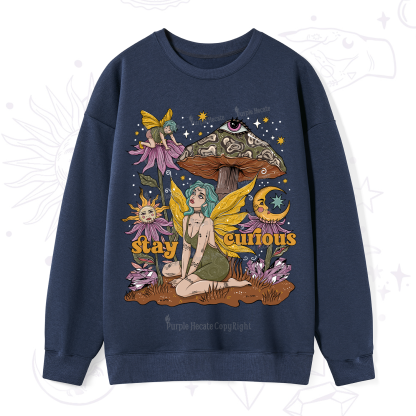 Purplehecate Stay Curious Sweatshirt
