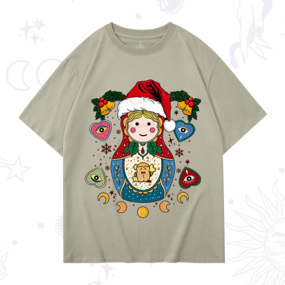 Purplehecate Christmas Nesting Doll T-Shirt