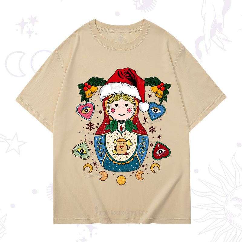 Purplehecate Christmas Nesting Doll T-Shirt