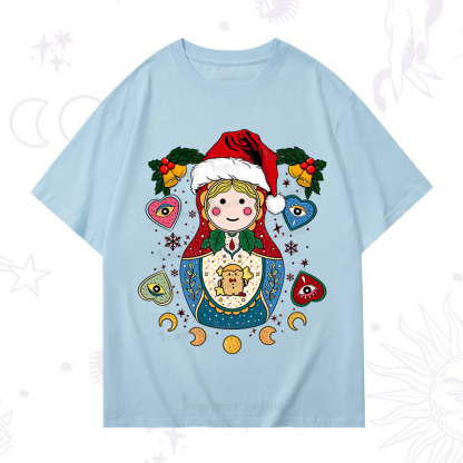 Purplehecate Christmas Nesting Doll T-Shirt