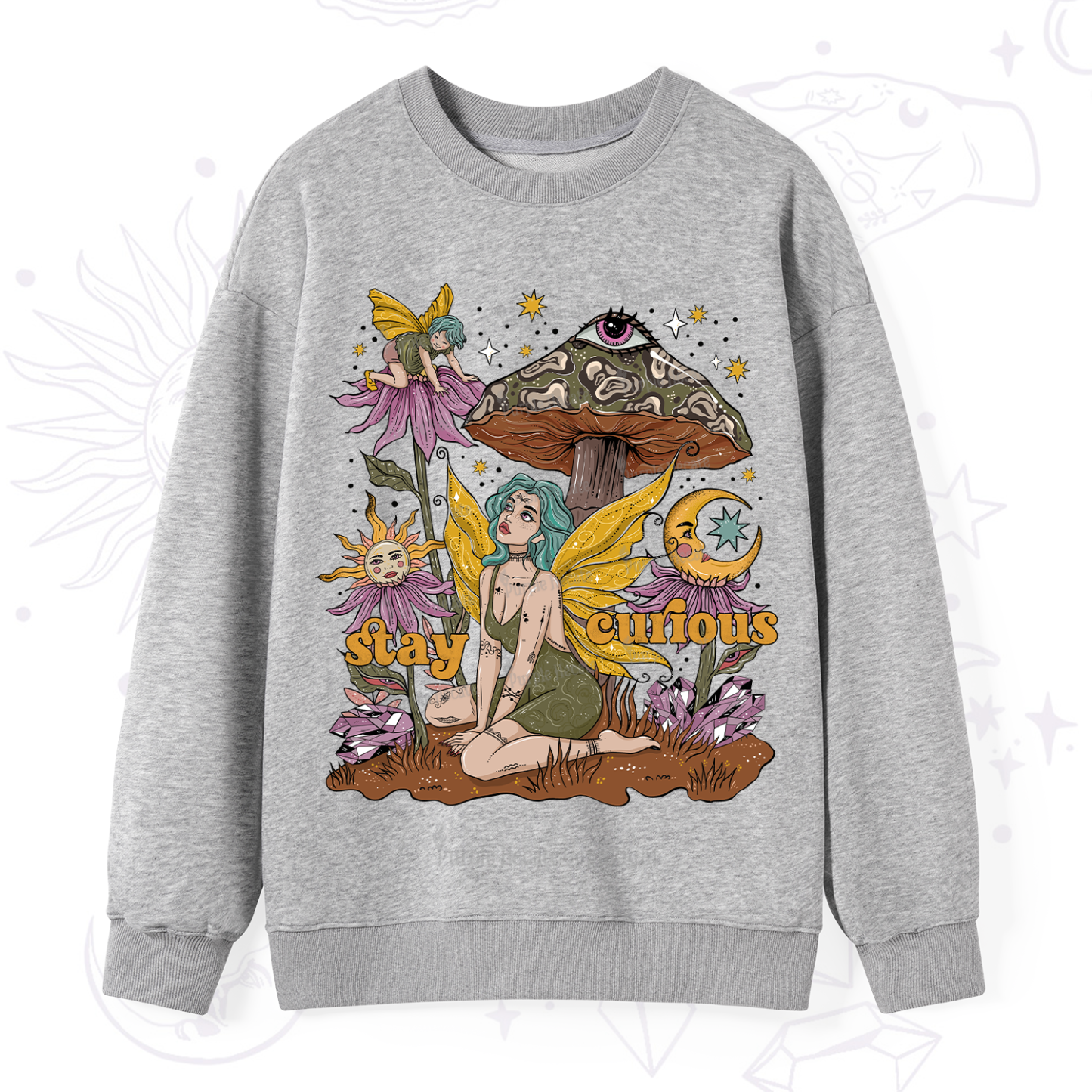 Purplehecate Stay Curious Sweatshirt