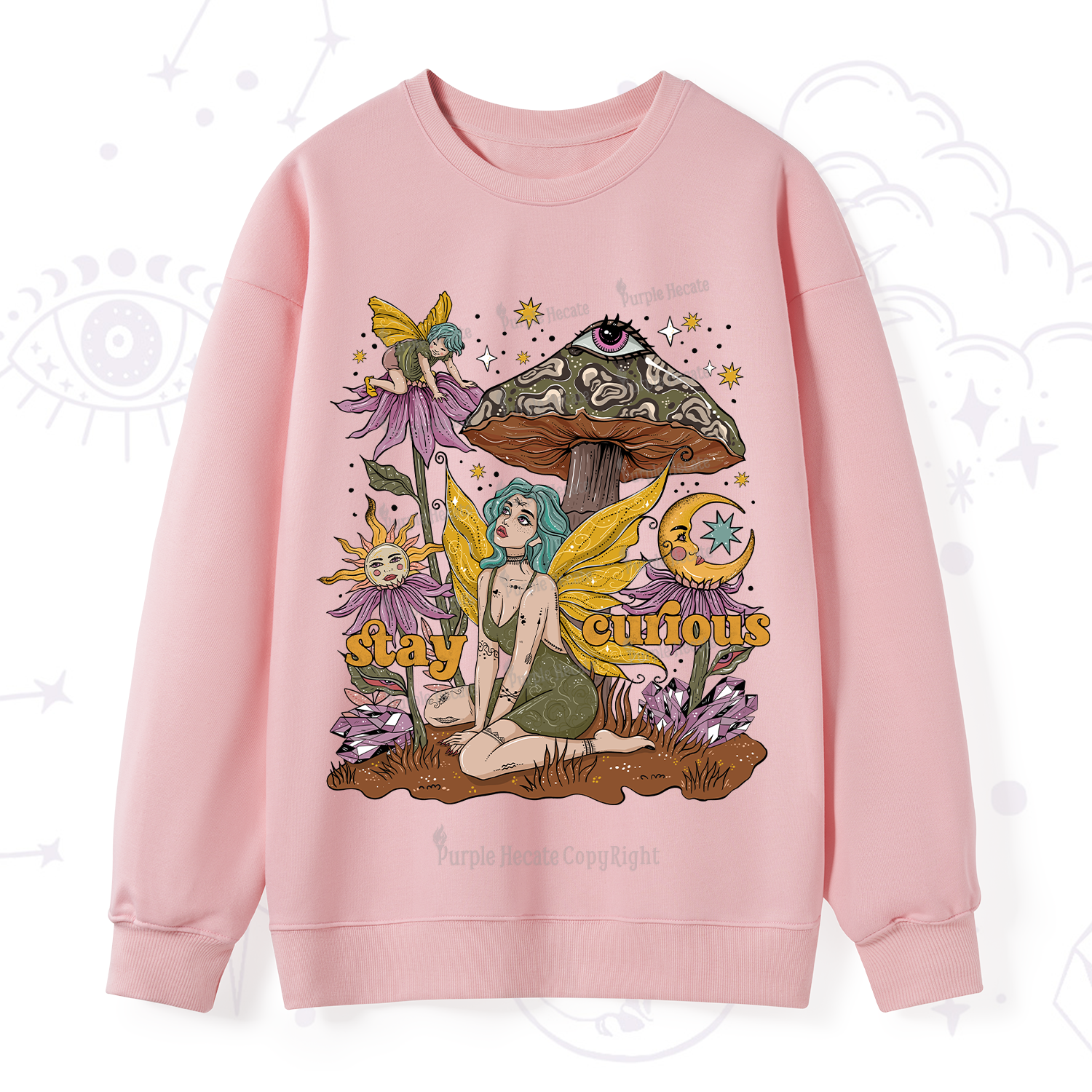 Purplehecate Stay Curious Sweatshirt