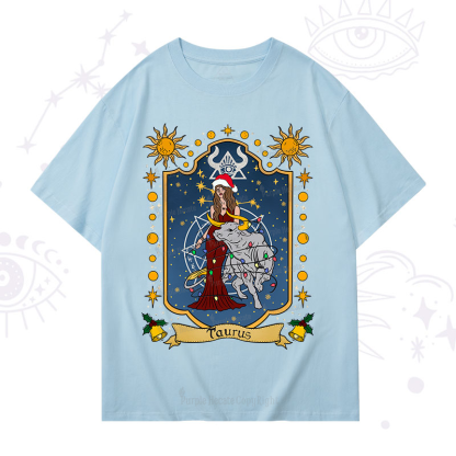 Purplehecate Christmas Taurus Zodiac T-Shirt