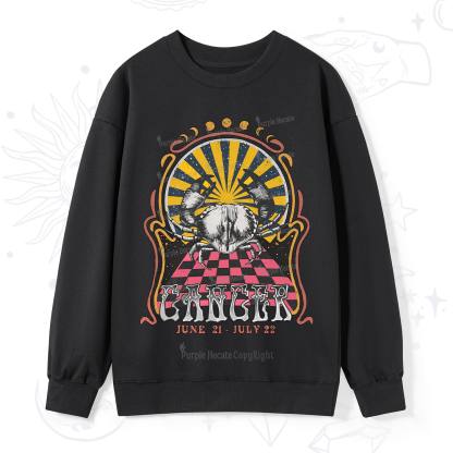 Purplehecate Cancer Crew Zodiac Sweatshirt