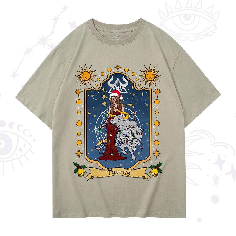 Purplehecate Christmas Taurus Zodiac T-Shirt