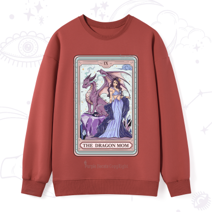 Purplehecate The Dragon Mom Tarot Sweatshirt