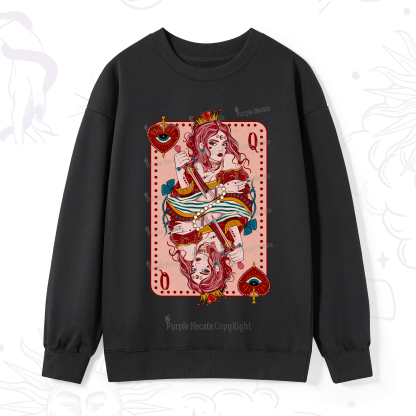 Purplehecate Queen of Hearts Sweatshirt