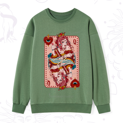 Purplehecate Queen of Hearts Sweatshirt