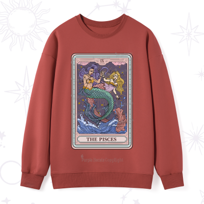 Purplehecate The Pisces Tarot Sweatshirt
