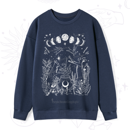 Purplehecate Celestial Cat Sweatshirt