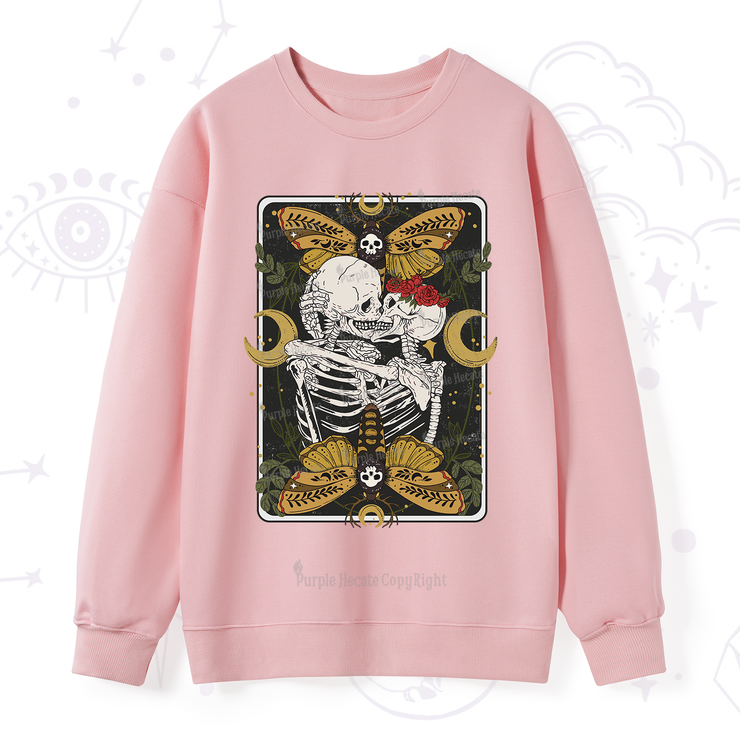Purplehecate Deathless Moonlit Love Sweatshirt