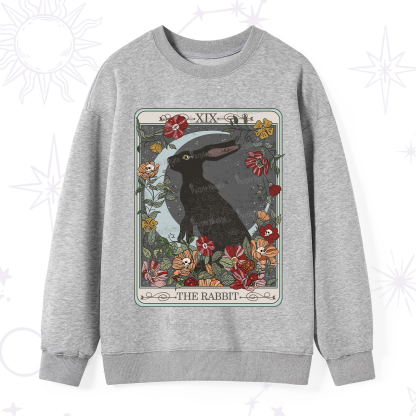 Purplehecate The Rabbit Tarot Sweatshirt