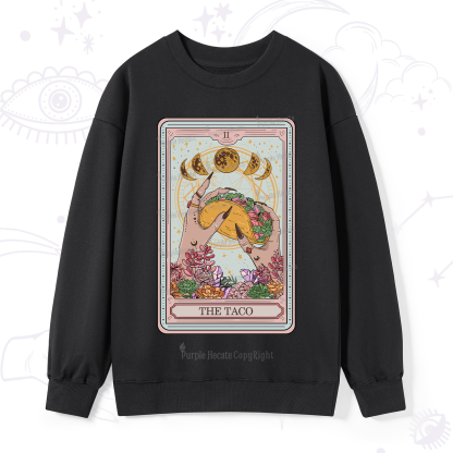 Purplehecate The Taco Tarot Sweatshirt