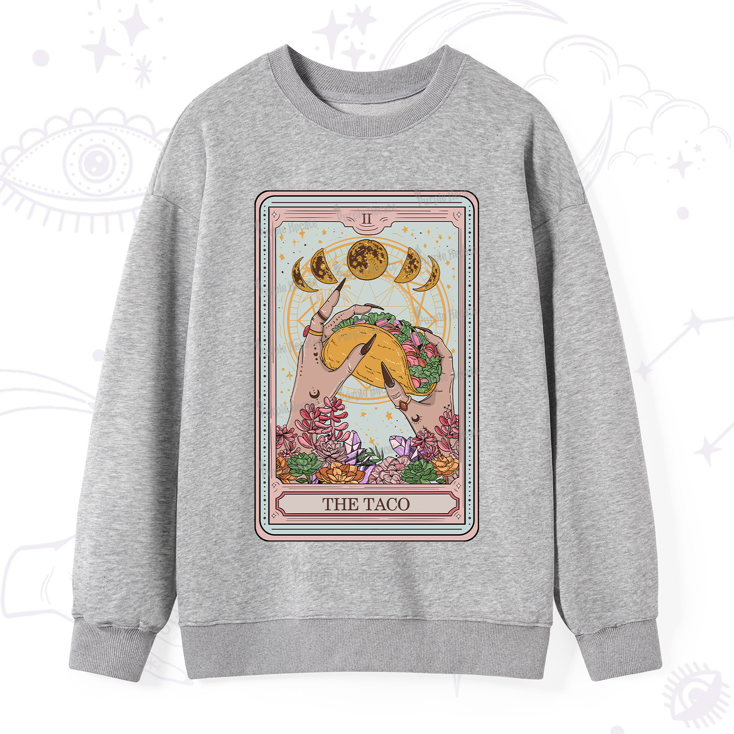 Purplehecate The Taco Tarot Sweatshirt