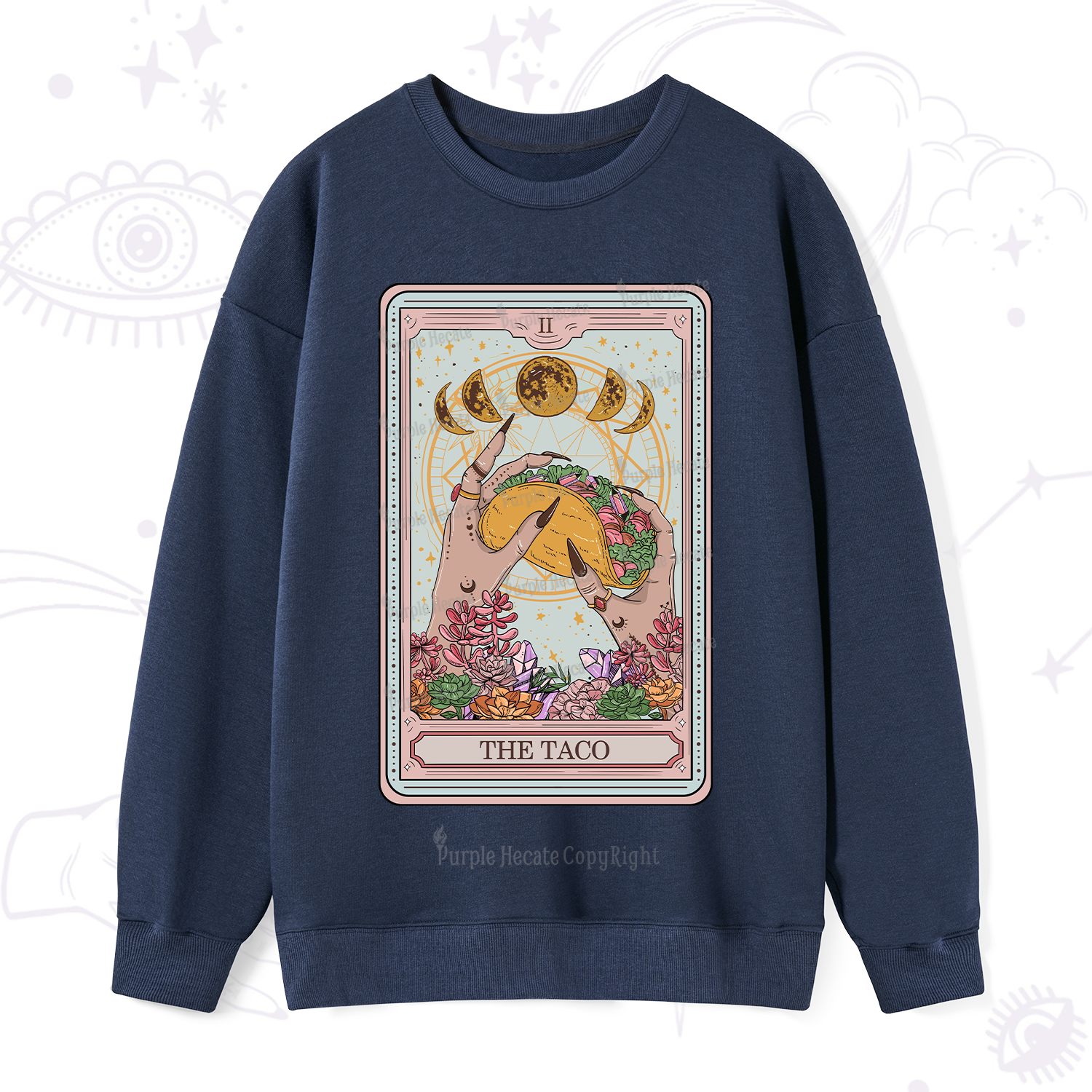 Purplehecate The Taco Tarot Sweatshirt