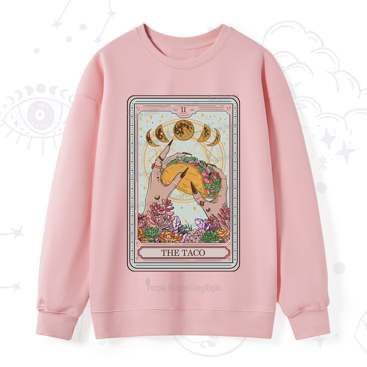 Purplehecate The Taco Tarot Sweatshirt