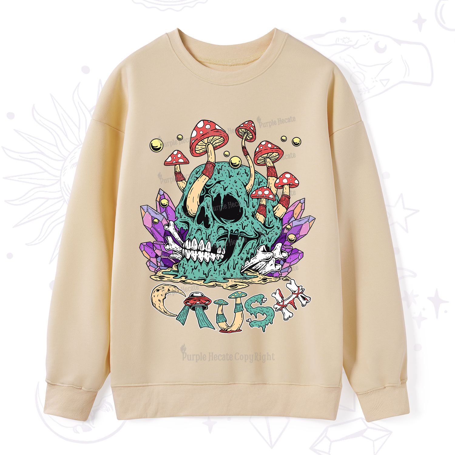 Purplehecate Magic Skeleton Sweatshirt
