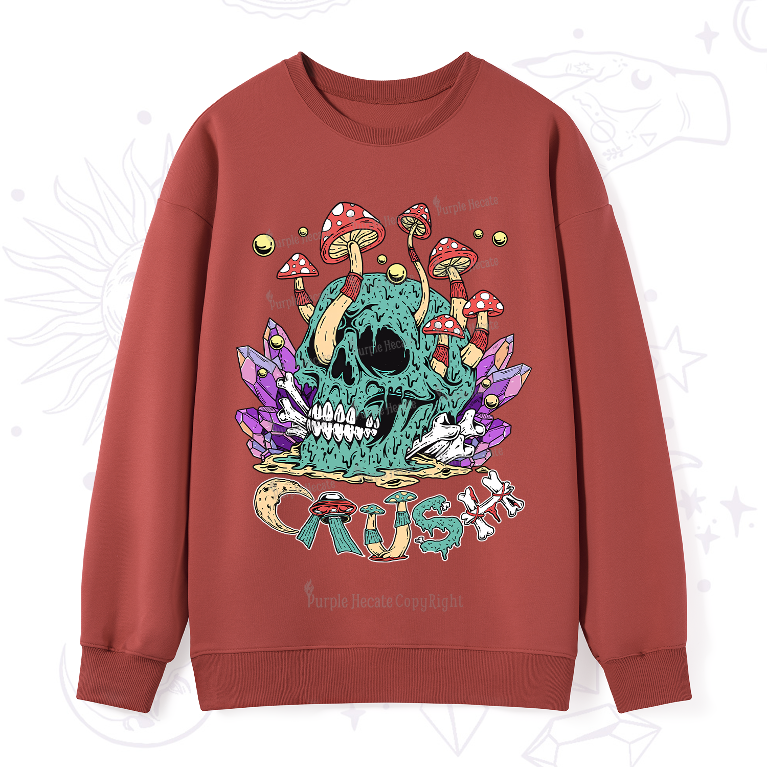 Purplehecate Magic Skeleton Sweatshirt