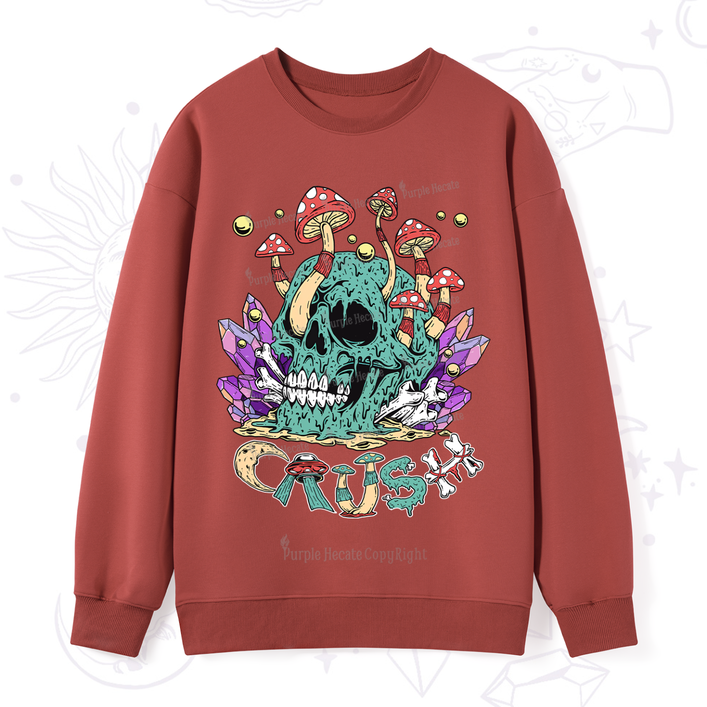 Purplehecate Magic Skeleton Sweatshirt