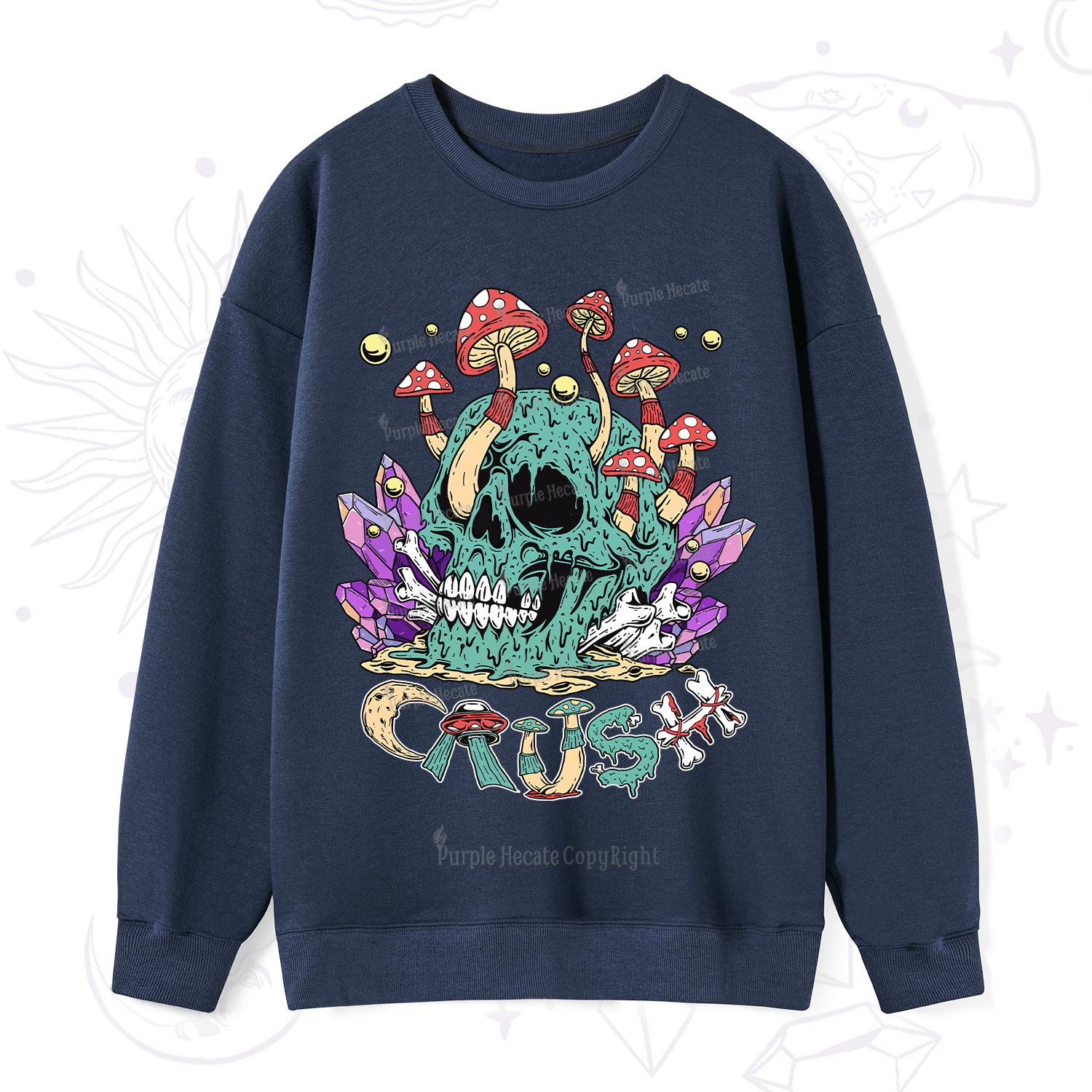 Purplehecate Magic Skeleton Sweatshirt