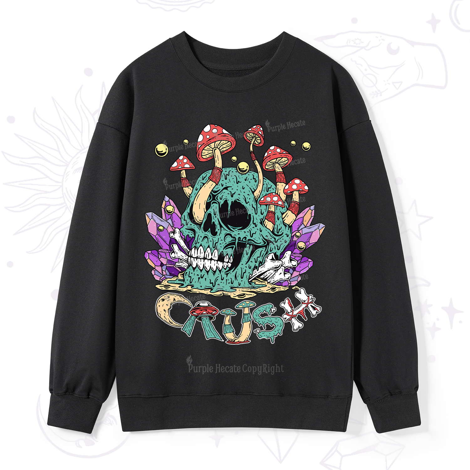 Purplehecate Magic Skeleton Sweatshirt