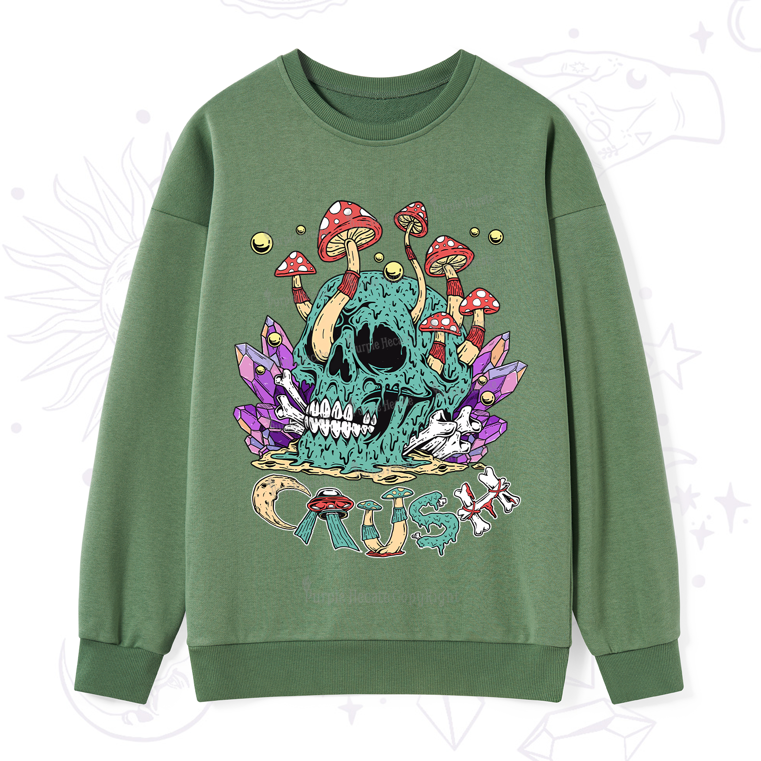 Purplehecate Magic Skeleton Sweatshirt