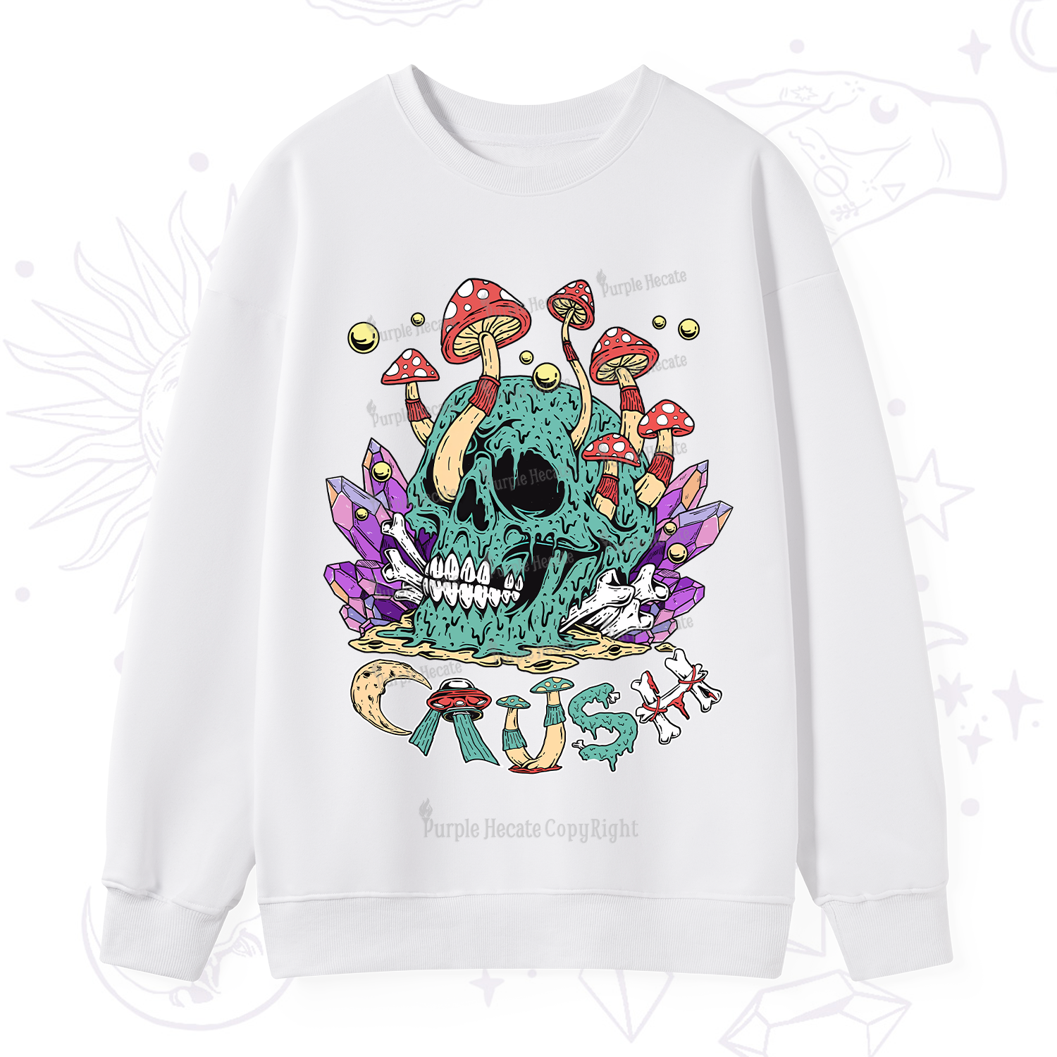 Purplehecate Magic Skeleton Sweatshirt
