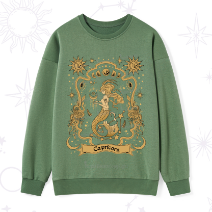 Purplehecate Capricorn' Astral Mirage Zodiac Sweatshirt