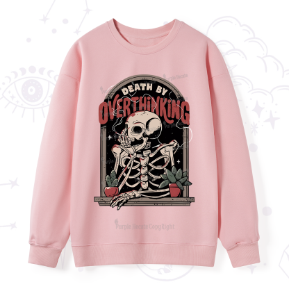 Purplehecate Death By Overthinking Sweatshirt