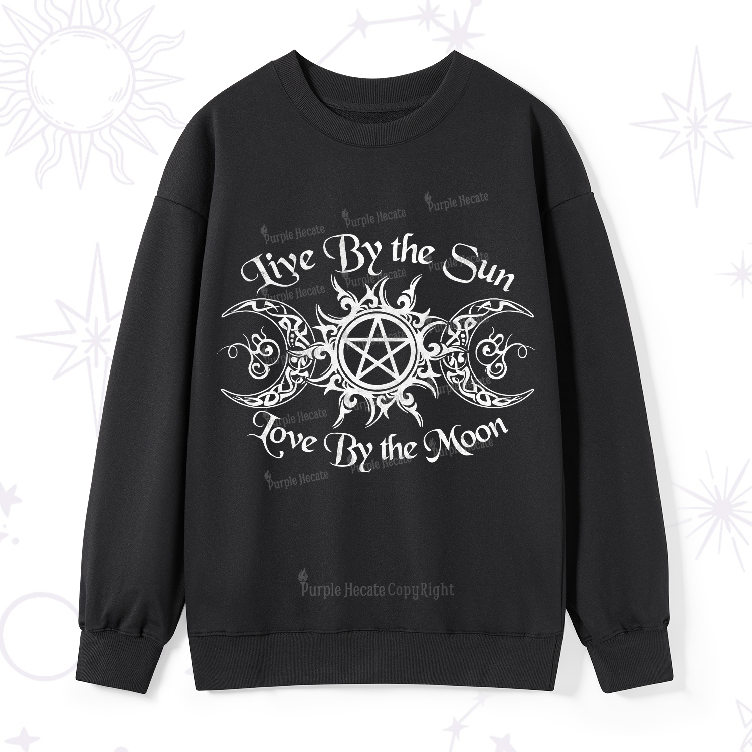 Purplehecate Hecate's Lunar Blessing Sweatshirt