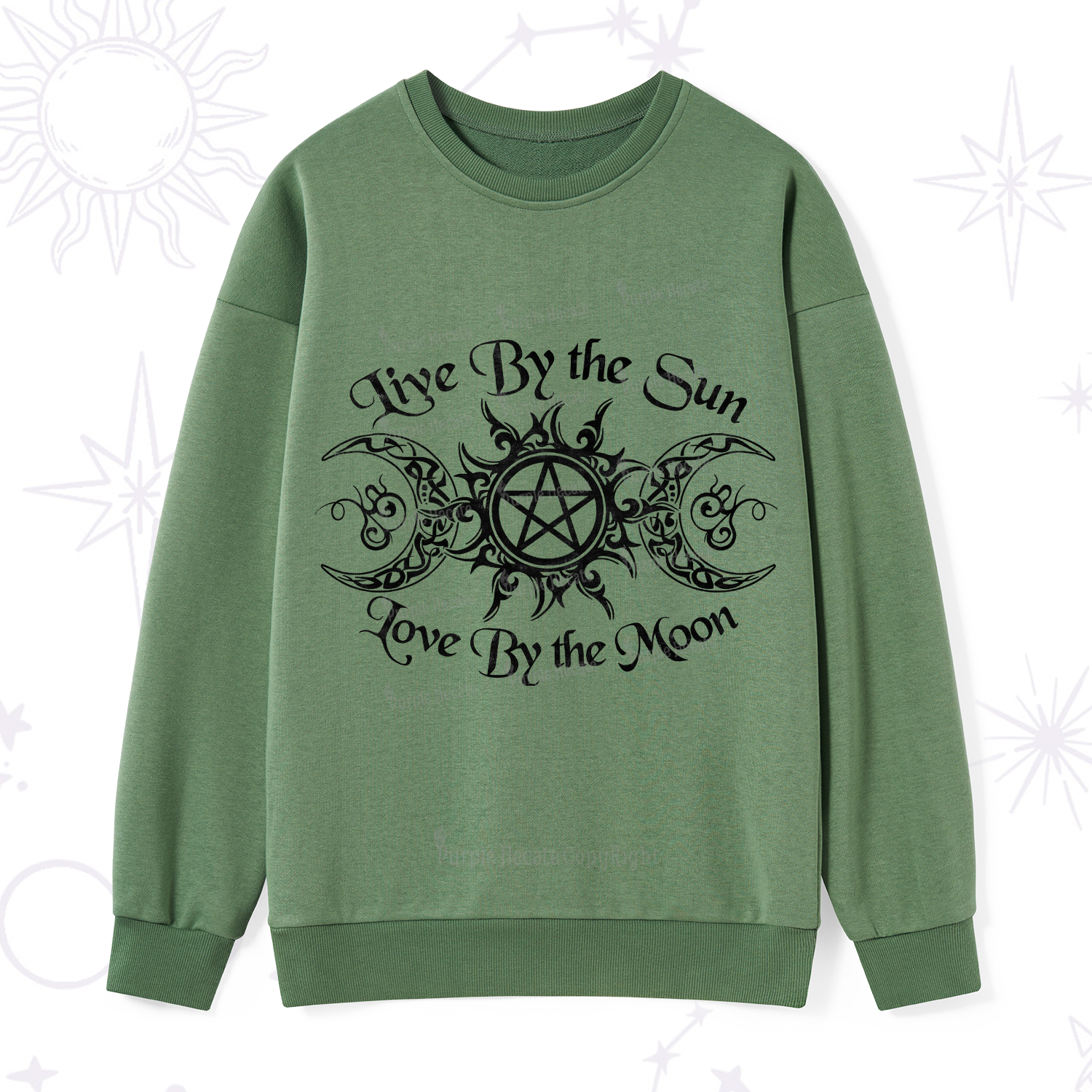 Purplehecate Hecate's Lunar Blessing Sweatshirt