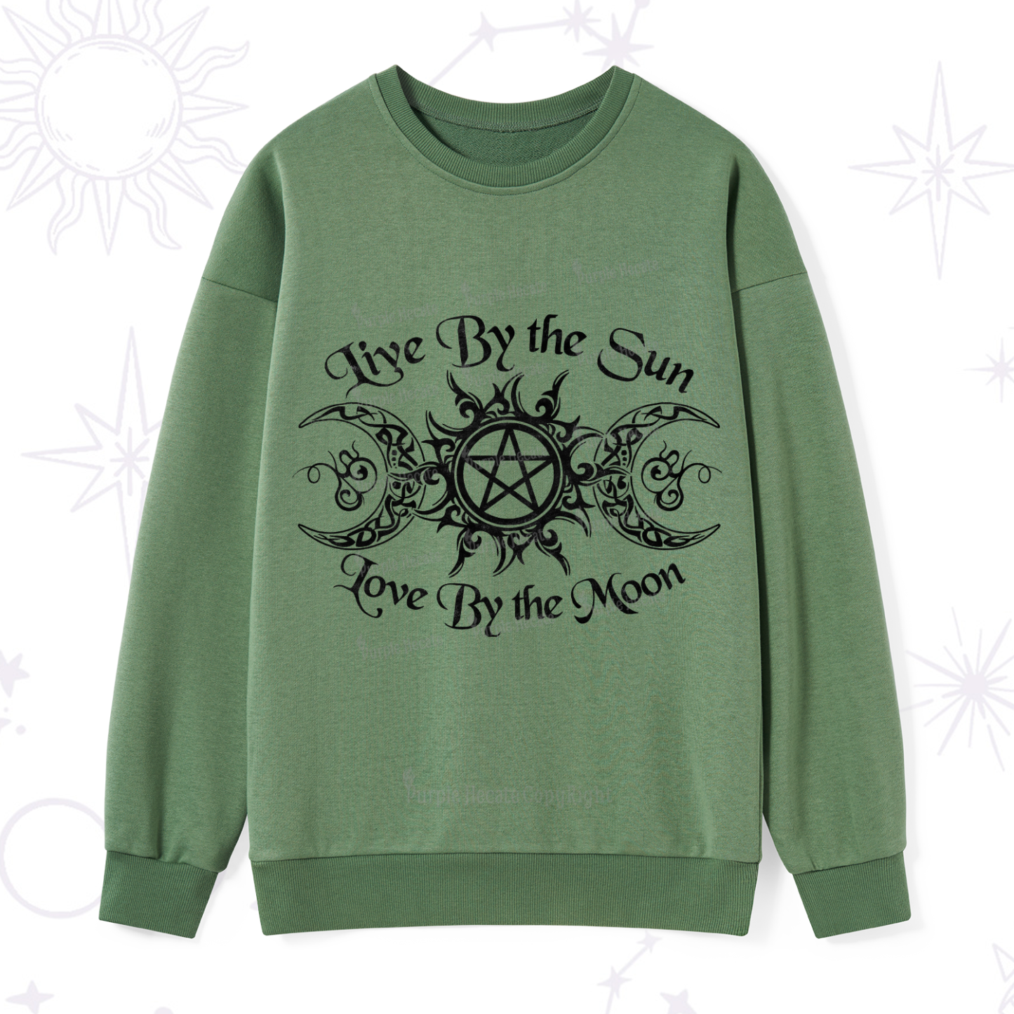 Purplehecate Hecate's Lunar Blessing Sweatshirt
