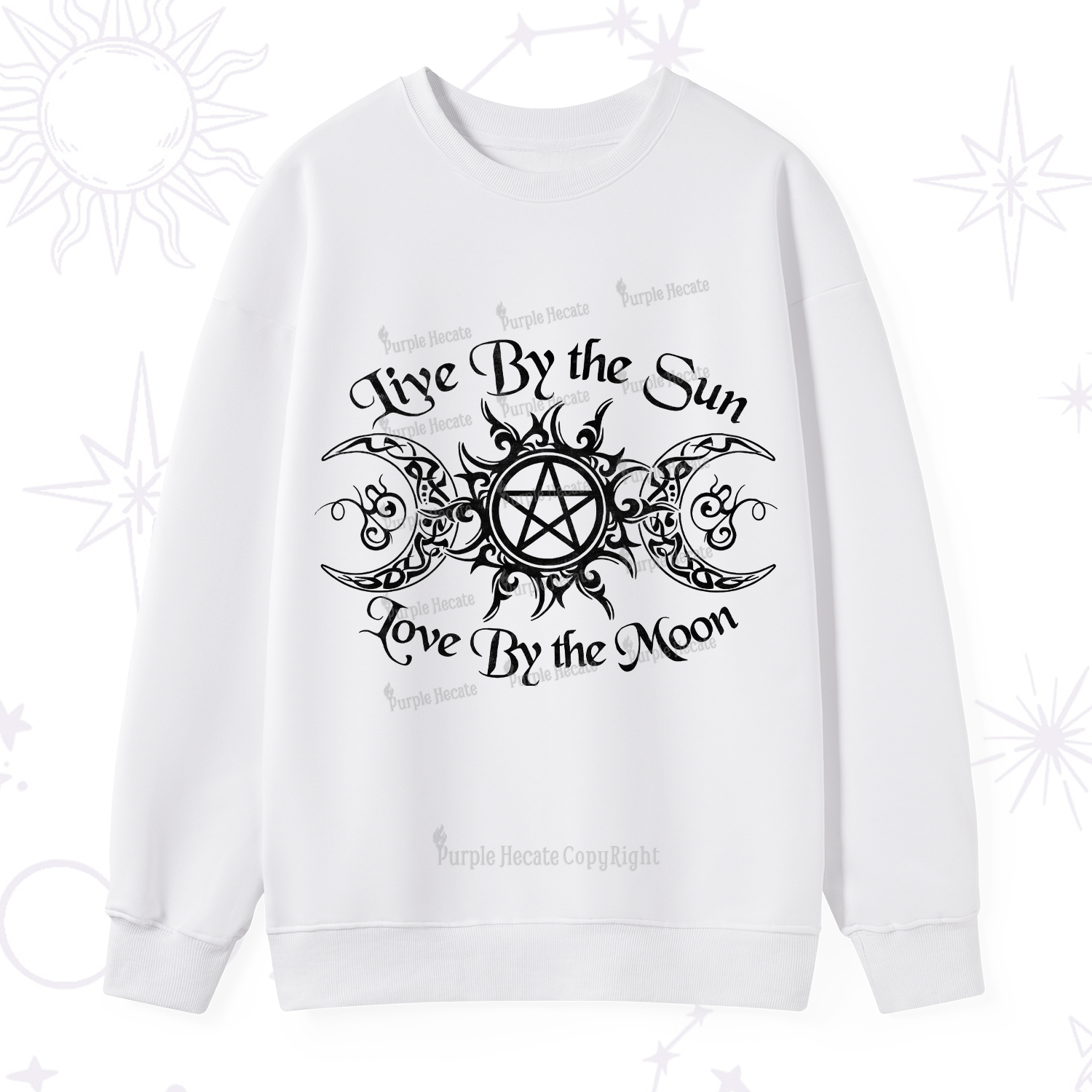 Purplehecate Hecate's Lunar Blessing Sweatshirt