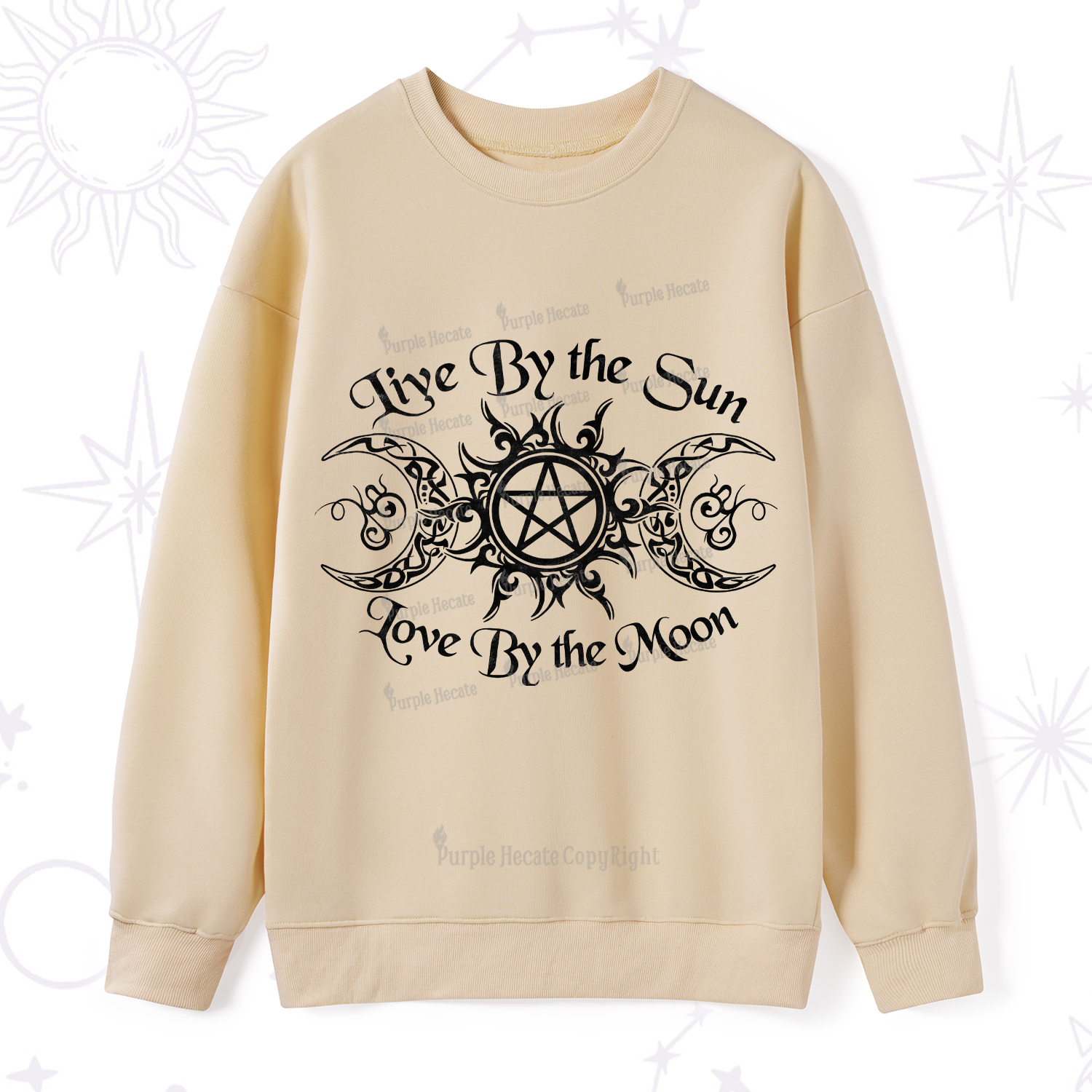 Purplehecate Hecate's Lunar Blessing Sweatshirt