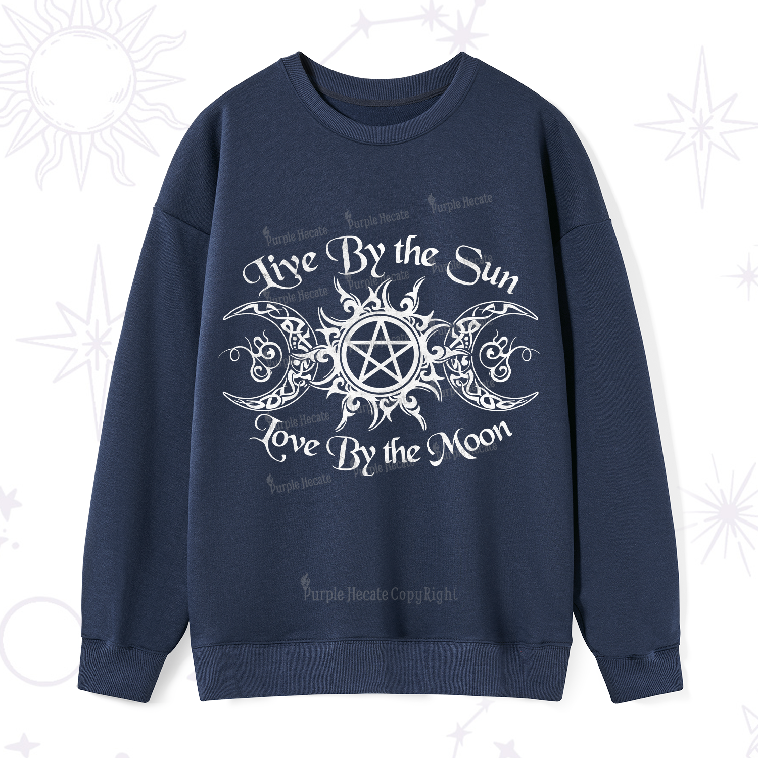 Purplehecate Hecate's Lunar Blessing Sweatshirt