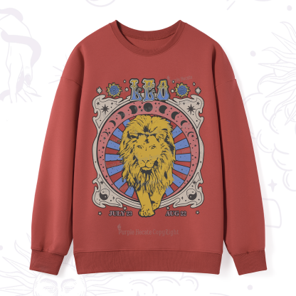 Purplehecate Leo Crew Zodiac Sweatshirt