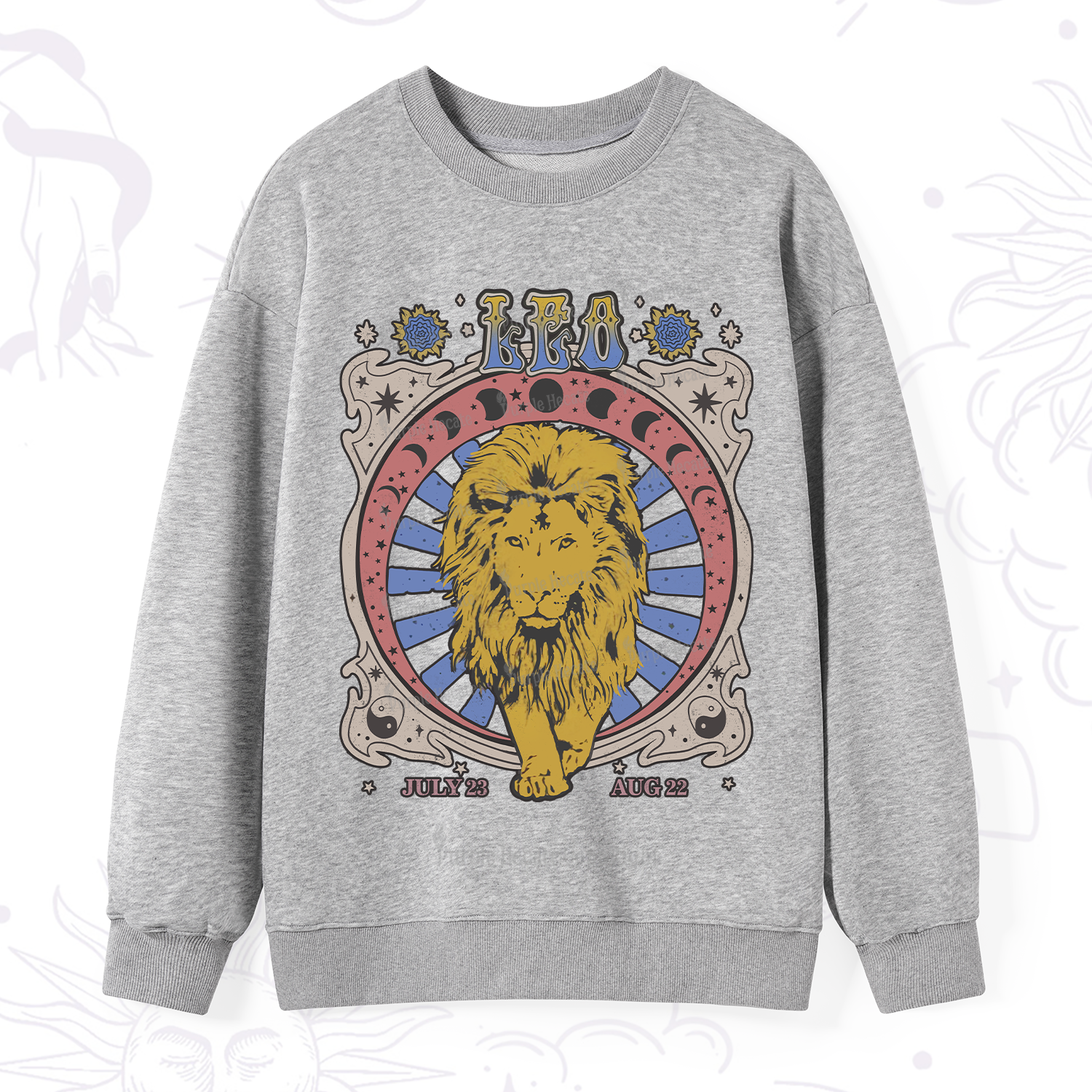 Purplehecate Leo Crew Zodiac Sweatshirt